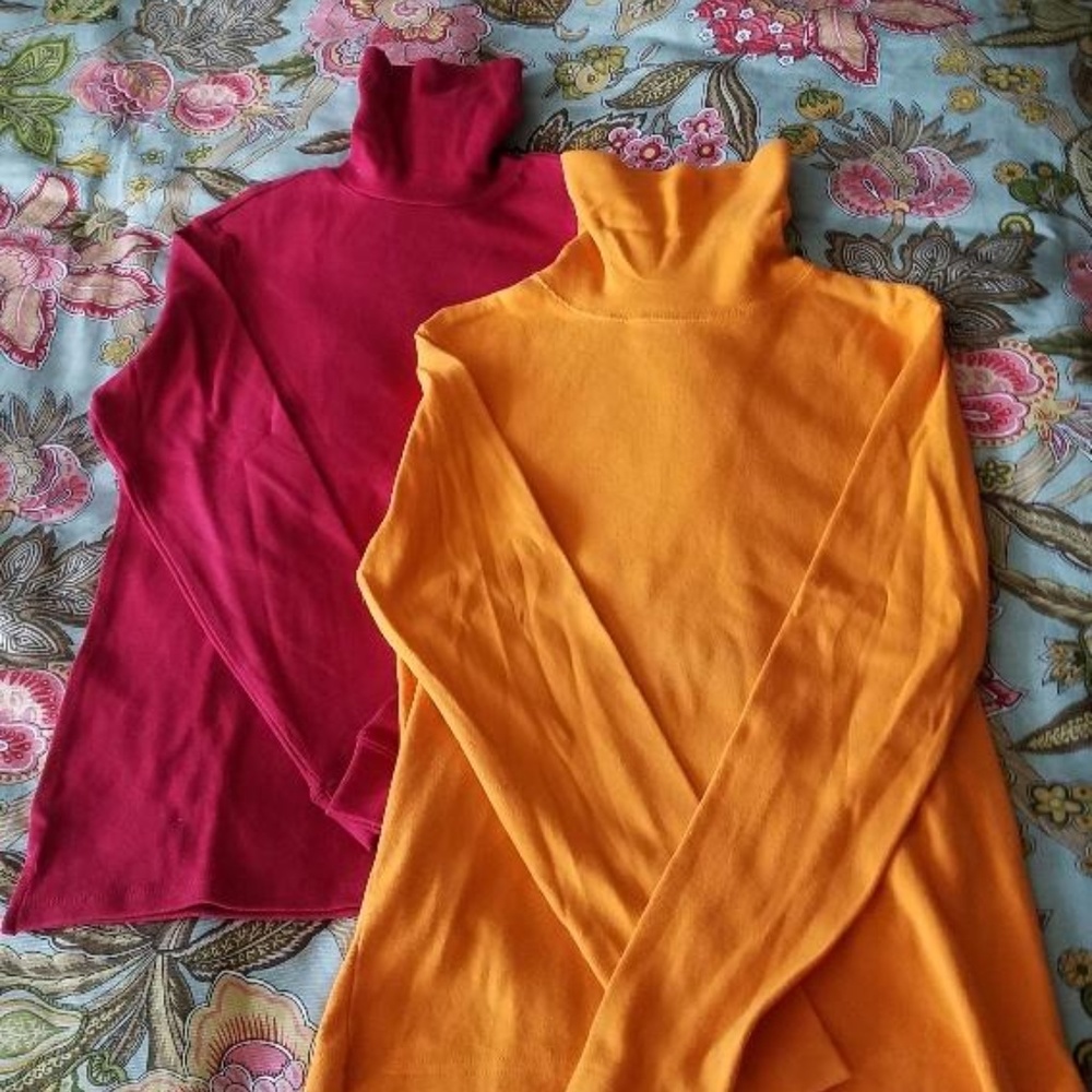 (2) Turtlenecks - Medium - $8.00 includes both!